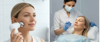 Thread Lift vs At-Home LED & Microcurrent Devices