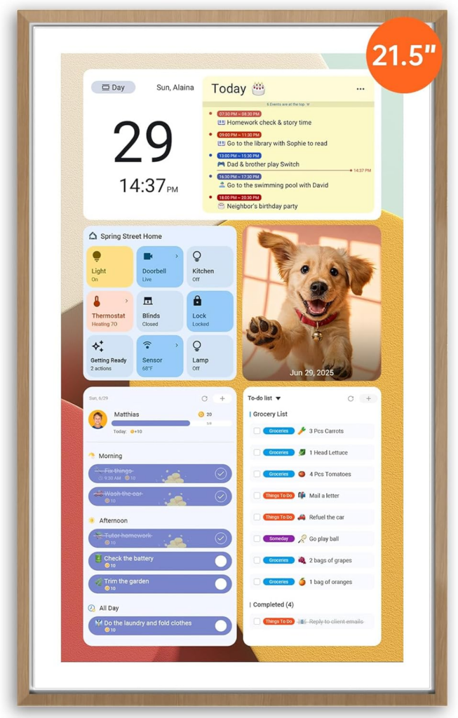 Apolosign 21.5-Inch Dual Mode Smart Wall Planner