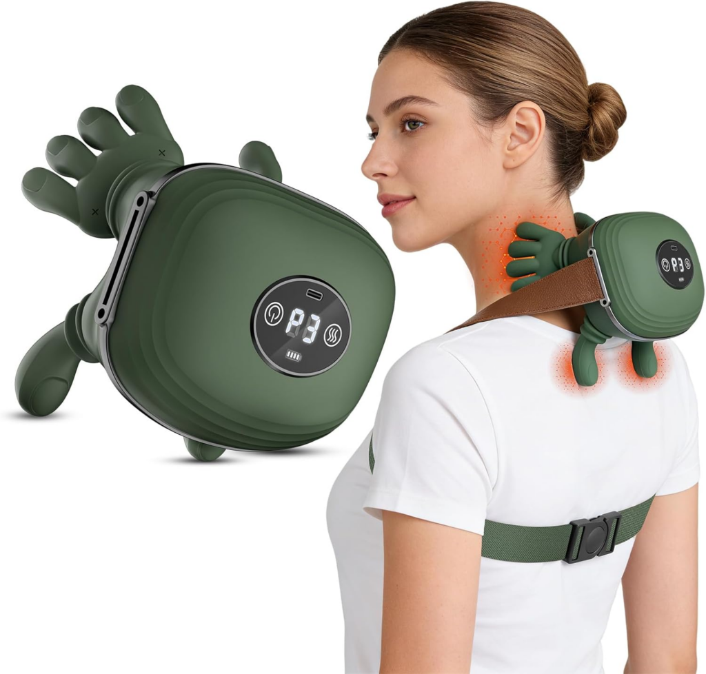 Best Shoulder Massagers: 4 Viral Picks Ranked for 2026 2 NoxLumina Human-Like Neck Massager with Heat
