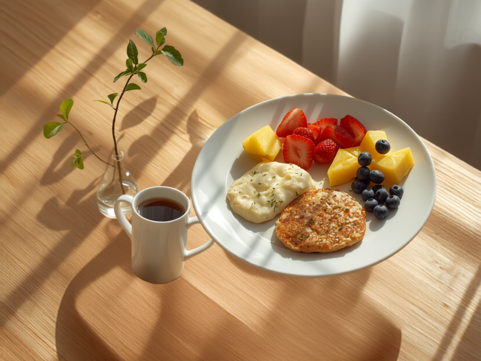 circadian rhythm eating meal timing healthy breakfast in morning light