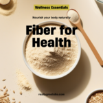 psyllium husk fiber supplement in a bowl