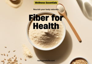 psyllium husk fiber supplement in a bowl