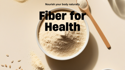 psyllium husk fiber supplement in a bowl