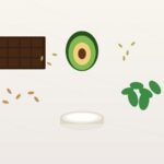 magnesium for women foods and supplements flat lay dark chocolate avocado almonds